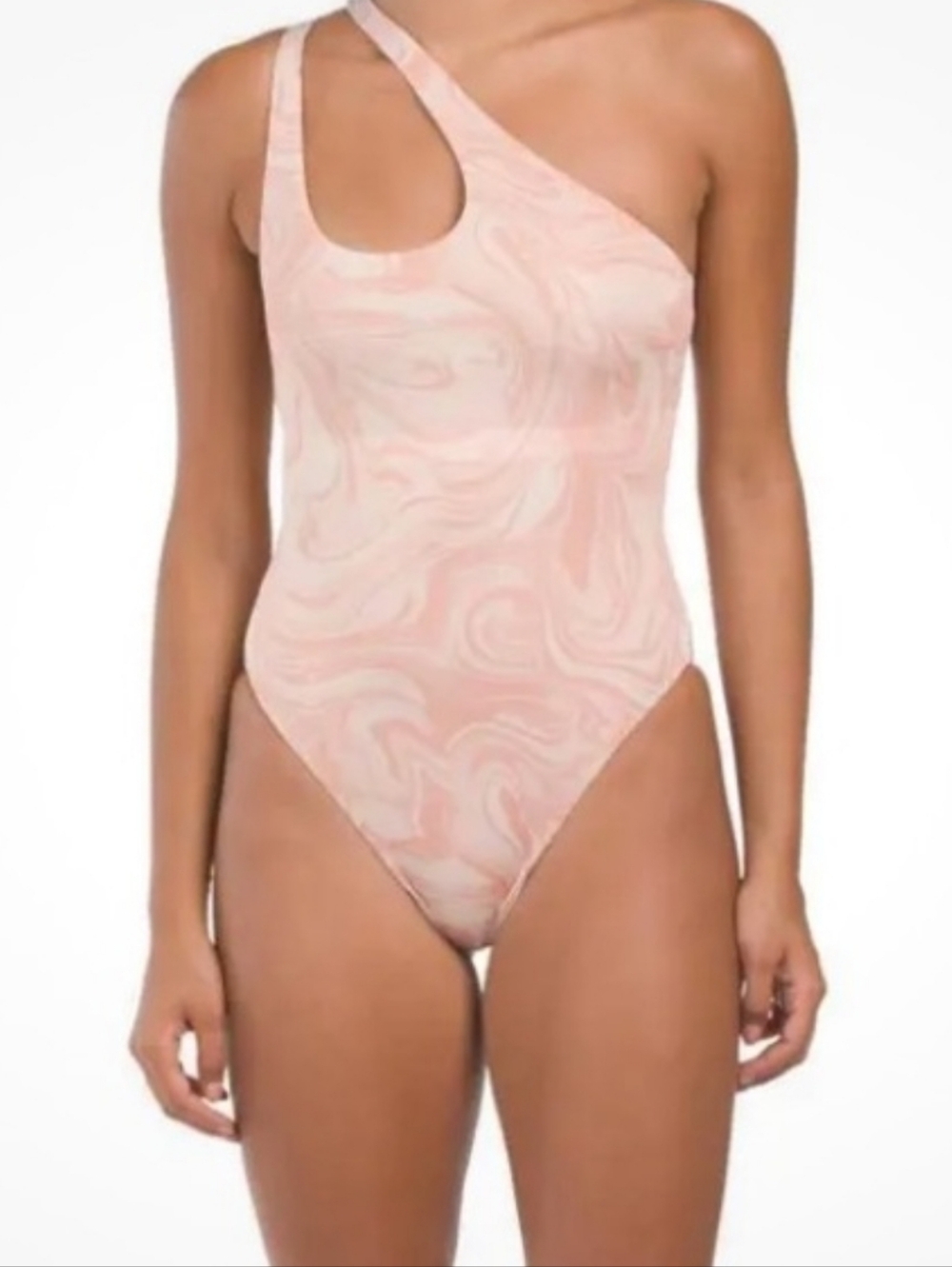 L*Space Shine On Shimmer PhoebeAll Swirled Up One Piece Swimsuit NWT Sz 4 - Picture 5 of 11